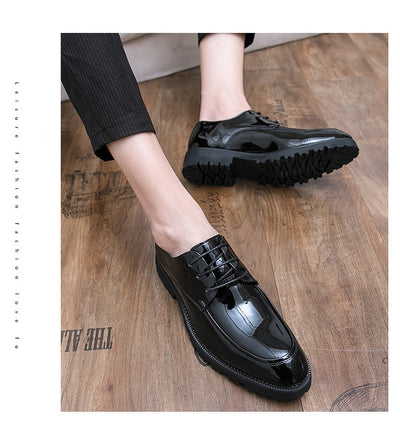 Zapatos de Cuero Business Casual British Spring para Hombre - Image 22