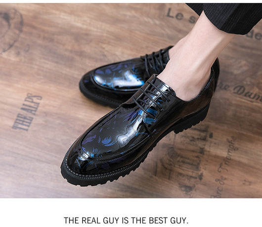 Zapatos de Cuero Business Casual British Spring para Hombre - Image 24