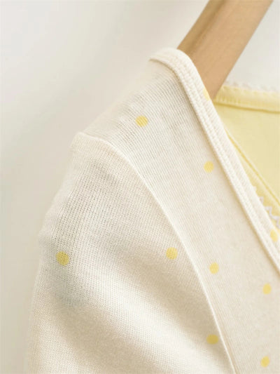 Conjunto de Dos Piezas con Lunares - Blusa Corta y Short Coordinado - Image 14