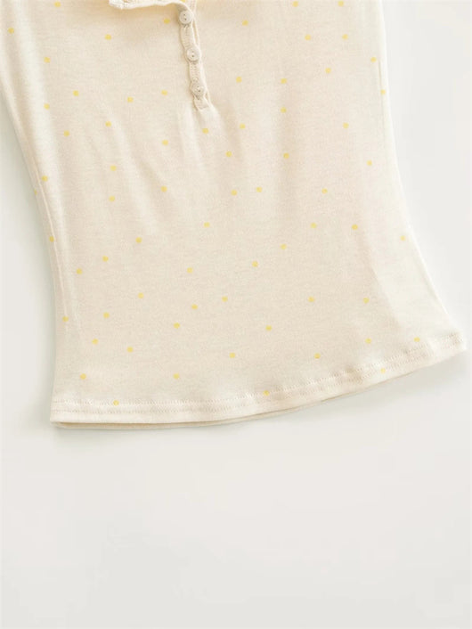 Conjunto de Dos Piezas con Lunares - Blusa Corta y Short Coordinado - Image 19