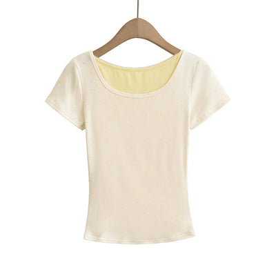 Conjunto de Dos Piezas con Lunares - Blusa Corta y Short Coordinado - Image 20