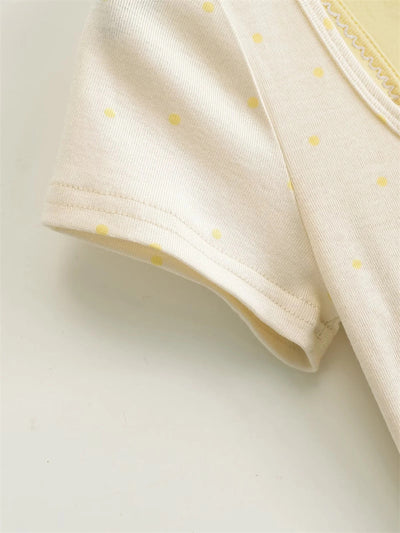 Conjunto de Dos Piezas con Lunares - Blusa Corta y Short Coordinado - Image 22