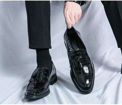 Zapatos de Cuero Estilo Británico con Punta Aguda - Cómodos y Elegantes - Image 11