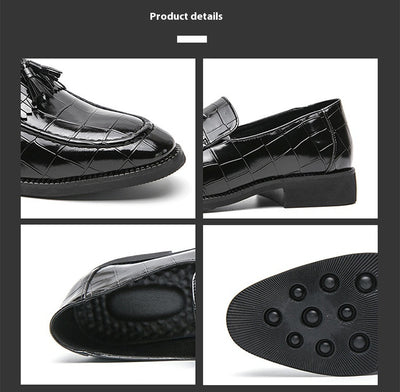 Zapatos de Cuero Estilo Británico con Punta Aguda - Cómodos y Elegantes - Image 12