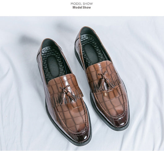 Zapatos de Cuero Estilo Británico con Punta Aguda - Cómodos y Elegantes - Image 13