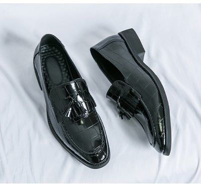 Zapatos de Cuero Estilo Británico con Punta Aguda - Cómodos y Elegantes - Image 17