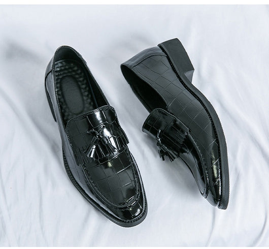 Zapatos de Cuero Estilo Británico con Punta Aguda - Cómodos y Elegantes - Image 17