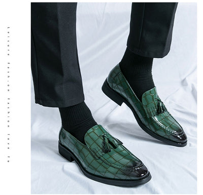 Zapatos de Cuero Estilo Británico con Punta Aguda - Cómodos y Elegantes - Image 19
