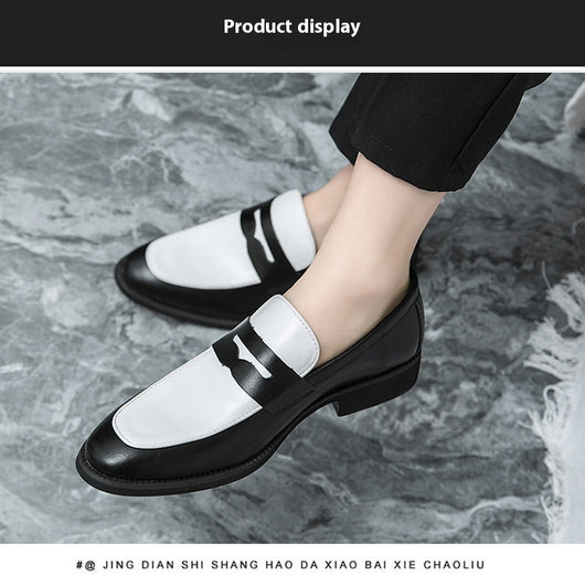 Zapatos Casual de Cuero Estilo Británico-Coreano sin Cordones - Image 16