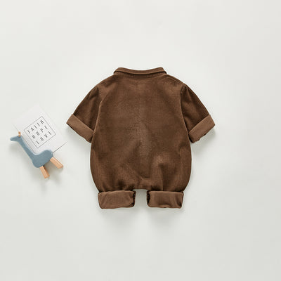Mono Infantil Estilo Coreano en Pana Casual - Image 9