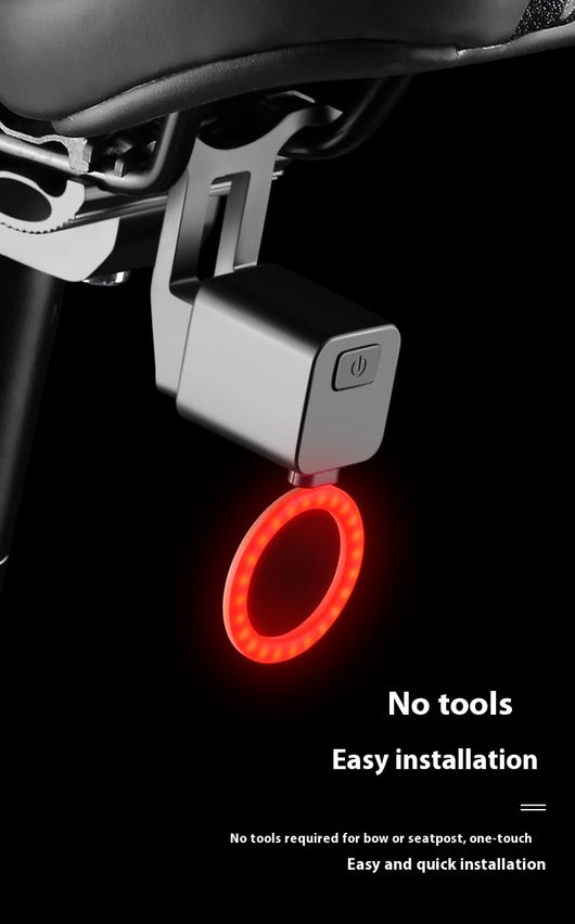 Luz Trasera LED para Bicicleta con Indicador de Seguridad Nocturna - Image 18