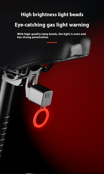 Luz Trasera LED para Bicicleta con Indicador de Seguridad Nocturna - Image 19