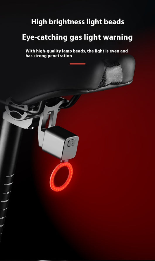 Luz Trasera LED para Bicicleta con Indicador de Seguridad Nocturna - Image 19
