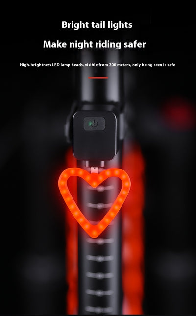 Luz Trasera LED para Bicicleta con Indicador de Seguridad Nocturna - Image 20