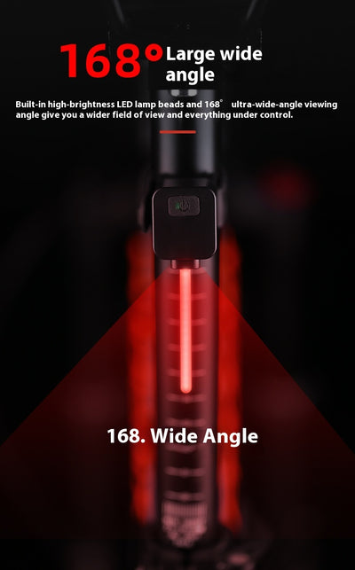 Luz Trasera LED para Bicicleta con Indicador de Seguridad Nocturna - Image 22