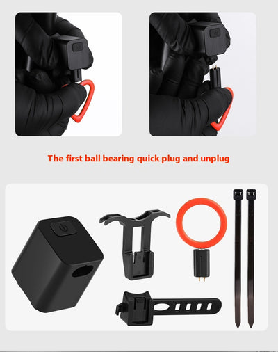 Luz Trasera LED para Bicicleta con Indicador de Seguridad Nocturna - Image 34