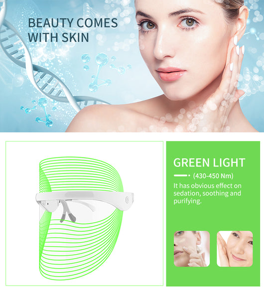 Mascarilla LED 7 Colores Terapia de Luz Roja - Rejuvenecimiento Facial y Antienvejecimiento - Image 13