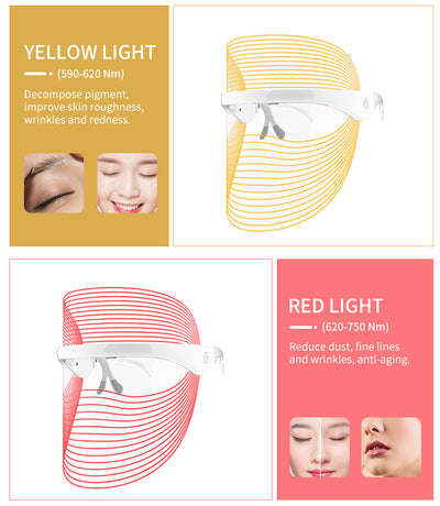 Mascarilla LED 7 Colores Terapia de Luz Roja - Rejuvenecimiento Facial y Antienvejecimiento - Image 14