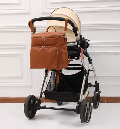 Bolsa Maternal Grande Convertible - Mochila y Bandolera para Mamá y Bebé - Image 11