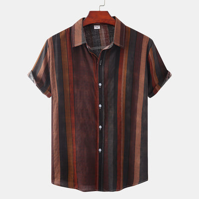 Camisa Casual Retro con Estampado para Hombre - Colección Verano - Image 8