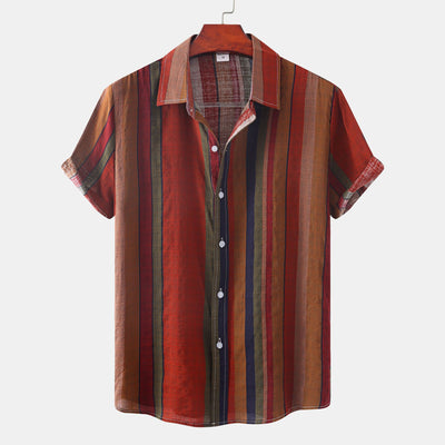 Camisa Casual Retro con Estampado para Hombre - Colección Verano - Image 14