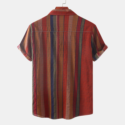 Camisa Casual Retro con Estampado para Hombre - Colección Verano - Image 15