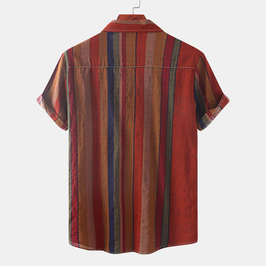 Camisa Casual Retro con Estampado para Hombre - Colección Verano - Image 15