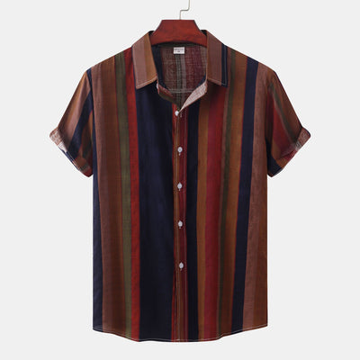 Camisa Casual Retro con Estampado para Hombre - Colección Verano - Image 20