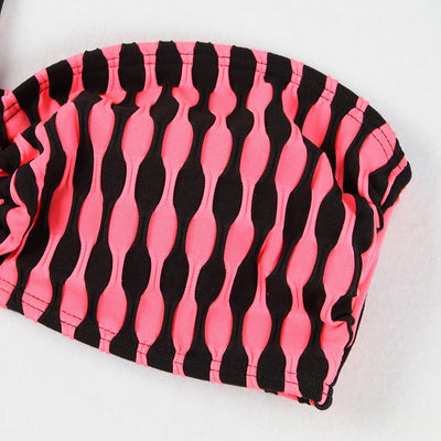 Bikini Dos Piezas Tubo con Pieza de Tres Partes - Image 24