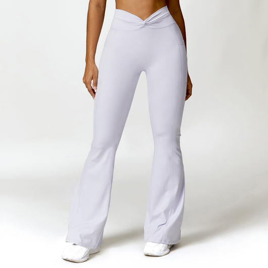 Pantalones Yoga Cintura Alta con Bolsillos - Diseño Europeo y Americano - Image 21