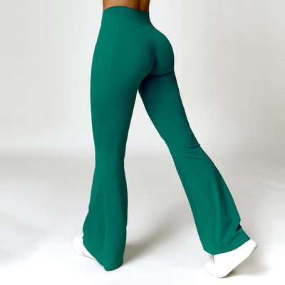 Pantalones Yoga Cintura Alta con Bolsillos - Diseño Europeo y Americano - Image 22
