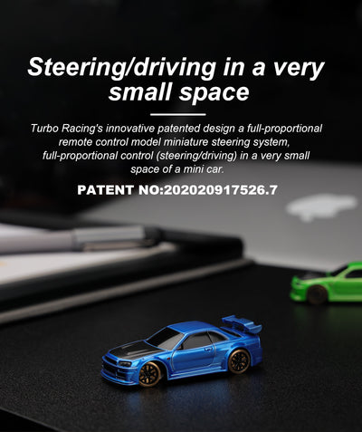 Auto de Carreras RC Turbo Racing 1vs76 C64 con Giroscopio y Control Proporcional Total - Image 20
