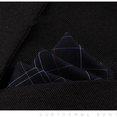 Traje de Algodón para Hombre Diseño a Rayas con Bolsillos, Pañuelo y Bufanda - Image 73