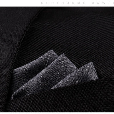 Traje de Algodón para Hombre Diseño a Rayas con Bolsillos, Pañuelo y Bufanda - Image 74