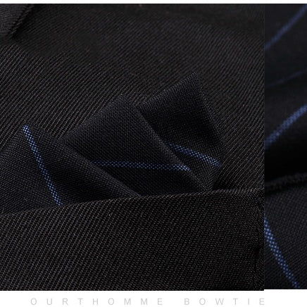 Traje de Algodón para Hombre Diseño a Rayas con Bolsillos, Pañuelo y Bufanda - Image 82