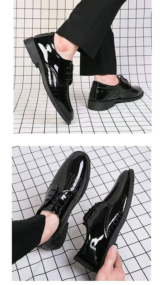 Zapatos de Cuero para Hombre Estilo Británico Formal y Casual - Image 8