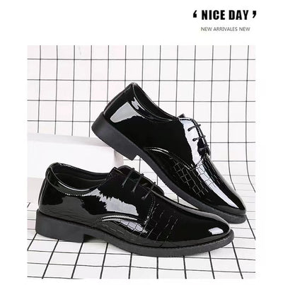 Zapatos de Cuero para Hombre Estilo Británico Formal y Casual - Image 9
