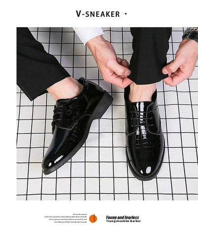 Zapatos de Cuero para Hombre Estilo Británico Formal y Casual - Image 12