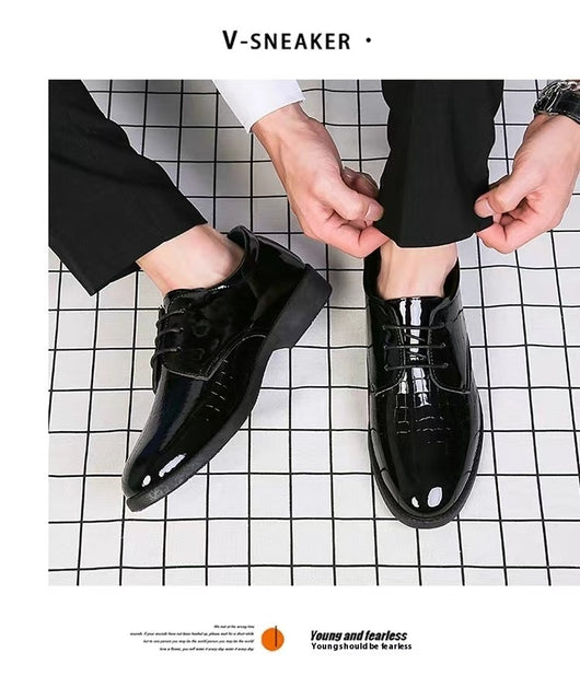 Zapatos de Cuero para Hombre Estilo Británico Formal y Casual - Image 12