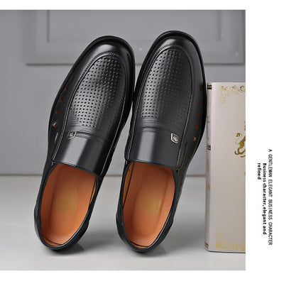 Sandalias de Cuero Respirable con Diseño Hueco - Zapatos Cómodos para Hombre - Image 20