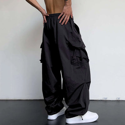 Pantalón Overol Hombre Nylon Secado Rápido Cintura Alta Pierna Ancha - Image 34