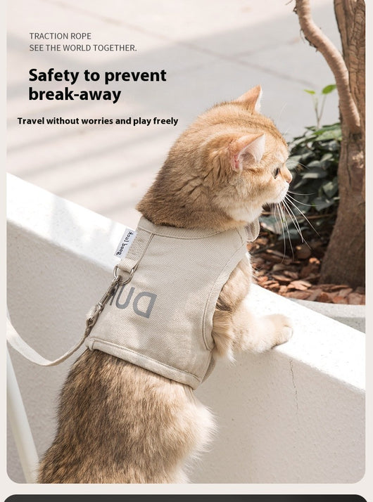 Arnés Respirable Universal para Gatos Anti-Ruptura de Cuatro Estaciones - Image 30