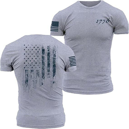 Camiseta Hombre Bandera Americana 1776 Estilo Vintage Whiskey - Image 18
