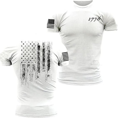 Camiseta Hombre Bandera Americana 1776 Estilo Vintage Whiskey - Image 19