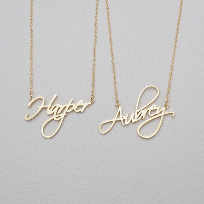 Collar Personalizado con Letra de Nombre en Aleación Dorada y Cobre - Image 18