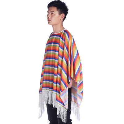 Capa Mexicana Disfraz Halloween - Poncho Fiesta Adulto e Infantil con Accesorios - Image 85