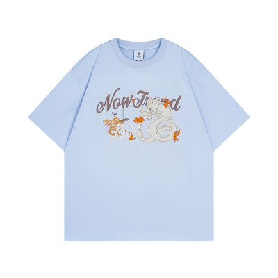 Camiseta Hombre Manga Corta con Parche Dragón - Image 10