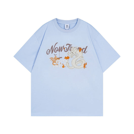 Camiseta Hombre Manga Corta con Parche Dragón - Image 10