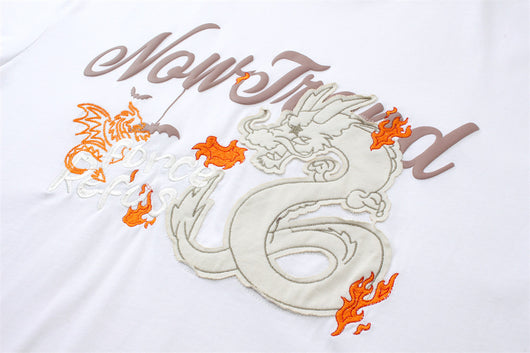 Camiseta Hombre Manga Corta con Parche Dragón - Image 15