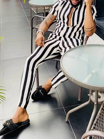 Conjunto de Pantalón y Camisa Manga Corta con Efecto 3D - Image 24
